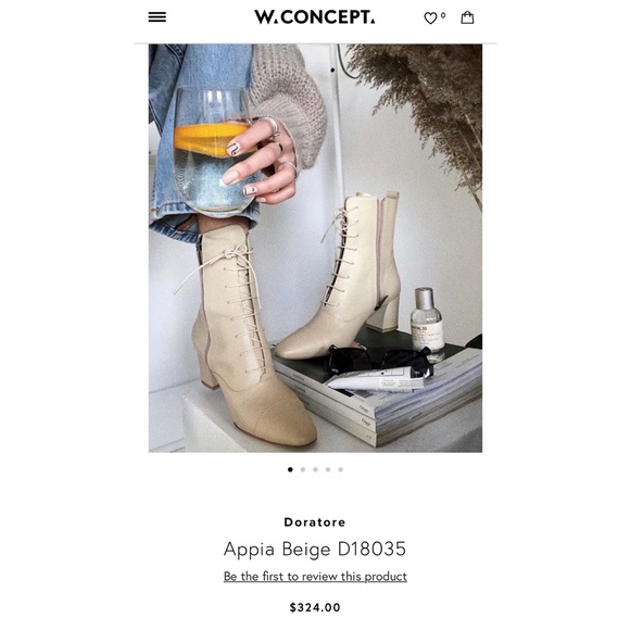 Doratore Appia Beige Ankle Boots - Picture 11 of 12